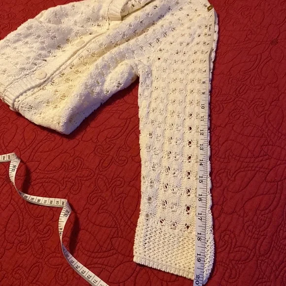 Coldwater Creek pointelle cardigan, size L (14) - Picture 11 of 11